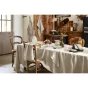Nappe rectangle 170 x 350 cm lin lavé soline sable Naturel