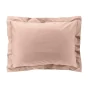 Taie d'oreiller vp 50 x 70 cm percale uni 78 fils percaline  +p. bourdon Nude