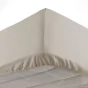 Drap housse 140 x 190 cm bonnet 30 cm Mmicrofibre Oscar Naturel