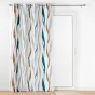 Rideau a oeillets 140 x 280 cm polyester imprime Lisana