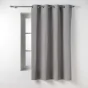 Rideau petite hauteur 135 x 180 cm coton/polyester recyclé Twily Gris