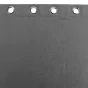 Lot de 2 rideaux à oeillets 140x 260 cm doublés polaire thermique Jupiter Anthracite