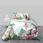 Parure de couette + 2 taies 260 x 240 cm imprimé 42 fils Anabella