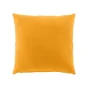 Coussin dehoussable 45 x 45 cm coton/polyester recycle Twily Jaune