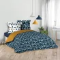 Parure 3 p. 240 x 220 cm imprime 42 fils allover gabi Sans