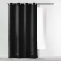 Lot de 4 Rideaux à Œillets - 140 x 260 cm - Microfibre Légère - Noir Absolu