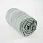 Drap housse 180 x 200 cm bambou salomé eucalyptus Bleu clair