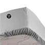 Lot de 2 Draps housse 100% percale ultra doux 180 x 200 cm 78 fils bonnet 30 cm