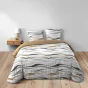 Parure 3 p. 240 x 220 cm polycoton  52 fils Vagueline Naturel