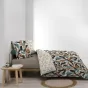 Housse de couette 260 x 240 cm coton 57 fils + 2 taies Lavinia