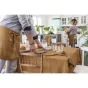 Nappe rectangle 150 x 250 cm Gaze de coton Camel