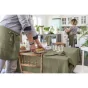 Nappe rectangle 150 x 350 cm Gaze de coton Romarin