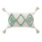 Coussin dehous. compr. pompons 30 x 50 cm coton/polyester tufte athena Sauge