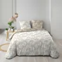 Parure de couette réversible + 240 x 220 cm coton 57 fils + 2 taies Oliana