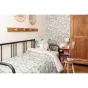 Parure de lit réversible + 1 taie d'oreiller 140 x 200 cm coton imprimé Tamia Multicolore