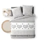 Housse de couette 260 x 240 cm coton 57 fils + 2 taies Lova