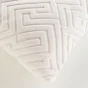 Coussin dehoussable compresse 45 x 45 cm velours devore clover Sans