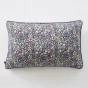 coussin déhoussable avec passepoil 40 x 60 cm gaze de coton imprimée malia
