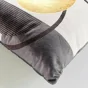 Coussin dehoussable compresse 45 x 45 cm velours imp. metal. clarity des place Sans