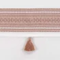 Rideau tamisant 140 x 240 cm 100% coton brodé  Amaya Rose