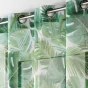 Panneau a oeillets 140 x 240 cm voile sable imprime rio Blanc