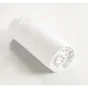 Drap housse coton luxe 140 x 190 cm bonnet 30 cm Ambre Blanc