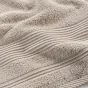 Drap de Douche 70x130 cm - Éponge Unie Tendresse Taupe 600g/m²
