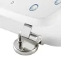 Abattant wc charnieres metal 37.5 x 46 cm mdf imprime Bubble