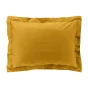 Parure de couette 260 x 240 cm + 2 taie 50 x 70 cm  en percale de coton Curry