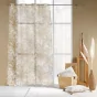 Voilage a oeillets 140 x 240 cm voile sable imprime Dune