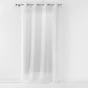 Panneau a oeillets 140 x 240 cm voile sable phosphorescent fluo night Blanc