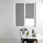 Lot de 2 Stores enrouleur jour et nuit 45 x 180 cm polyester daynight Gris