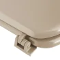 Abatt. wc charnieres plastique 18 pouces mdf uni vitamine sdb Taupe