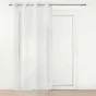 Panneau a oeillets 140 x 240 cm voile sable imprime linea Sans