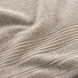 Serviette de toilette 50 x 90 cm eponge unie tendresse Taupe