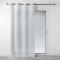Lot de 2 voilages 140 x 240 cm polycoton uni Mitsy Blanc