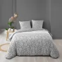 Housse de couette 240 x 220 cm réversible coton 57 fils + 2 taies Flavie