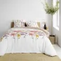 Housse de couette  240 x 220 cm double gaze coton 57 fils Rosine