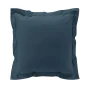 Drap housse confort 140 x 190 cm + 2 taies carrés en percale 78 fils Bleu