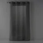 Panneau a oeillets 140 x 240 cm voile sable phosphorescent fluo night Gris