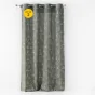 Lot de 2 Rideaux 140 x 260 cm imprimé métallisé Artyline Kaki /argent