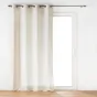 Rideau a oeillets 140 x 240 cm polyester/lin uni Pauline Sans