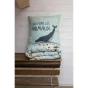 Parure de lit (housse de couette + 1 taie d'oreiller) 140x200 map Multicolore