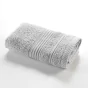 Serviette invite 30 x 50 cm eponge unie tendresse Gris Perle