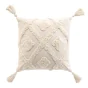 Coussin dehous. compr. pompons 40 x 40 cm coton/polyester tufte inca Sans