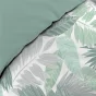 Housse de couette 240 x 220 cm en microfibre de flanelle Épicéa avec drap housse en coton blanc 140x190