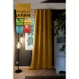 Rideau occultant isolant phonique + polaire 180 x 260 cm Inuit Jaune moutarde