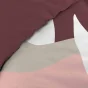 Pack parure de couette 220 x 240 cm Canyon + drap housse (140) Rose