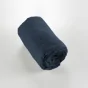 Drap housse flanelle chaude 160 x 200 cm Bonnet 30 cm Candice Bleu
