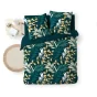 Housse de couette 260 x 240 cm coton 57 fils + 2 taies Nelida